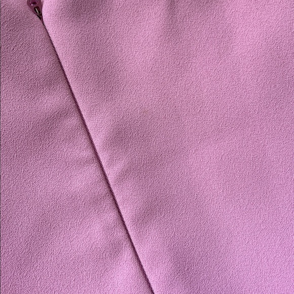 Nadine Merabi Simone Mini Dress with Embellished Trim Funnel Neck Pink Size 6 - Picture 11 of 13